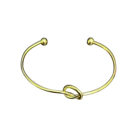 Gold Plated Cuff Bangle Bracelets Set for Women Non-Tarnish Stack Jewelry 4 pc - Picture 3 of 6